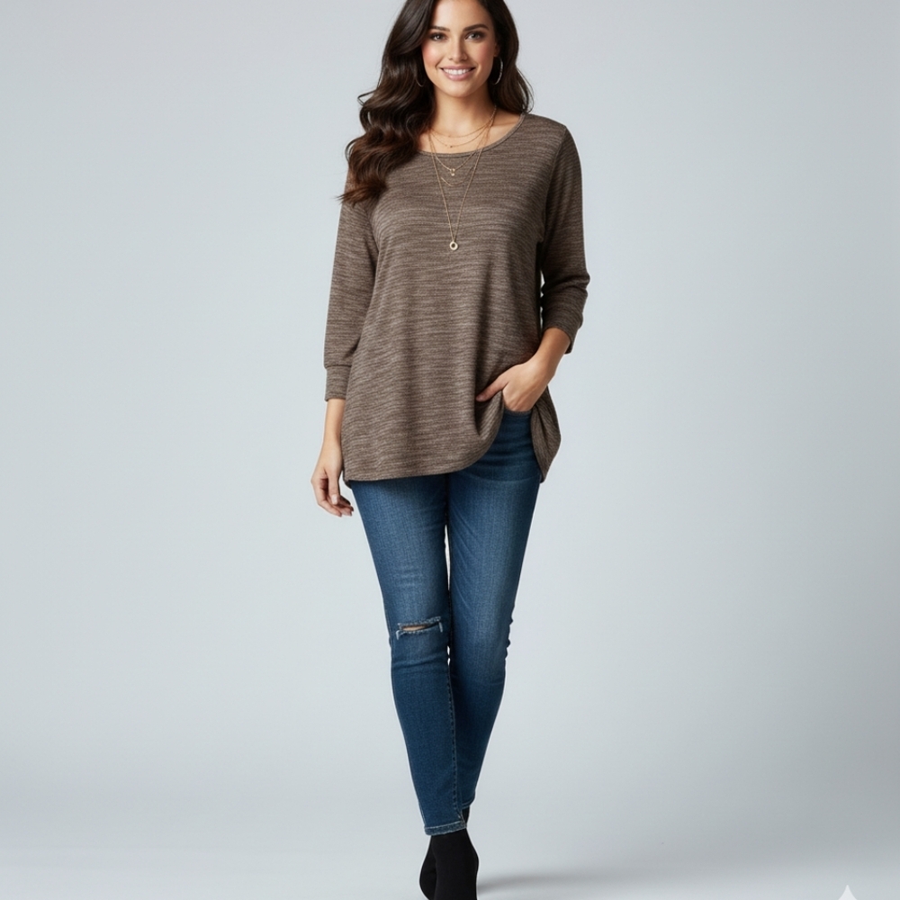 Loft Gray Top